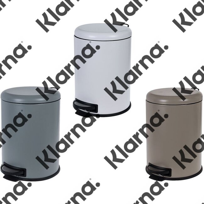 Pedaalemmer - Soft Close - 20 l - Grijs