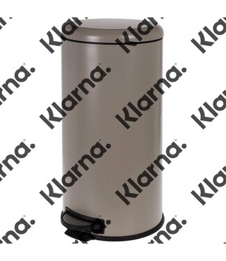 Pedaalemmer - Soft Close - 30 l - Taupe