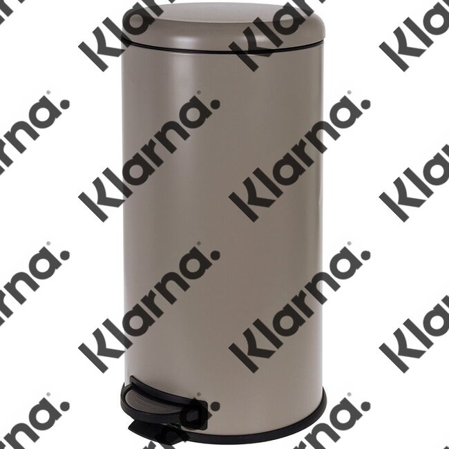 Pedaalemmer - Soft Close - 30 l - Taupe