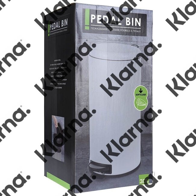 Pedaalemmer - Soft Close - 30 l - Taupe