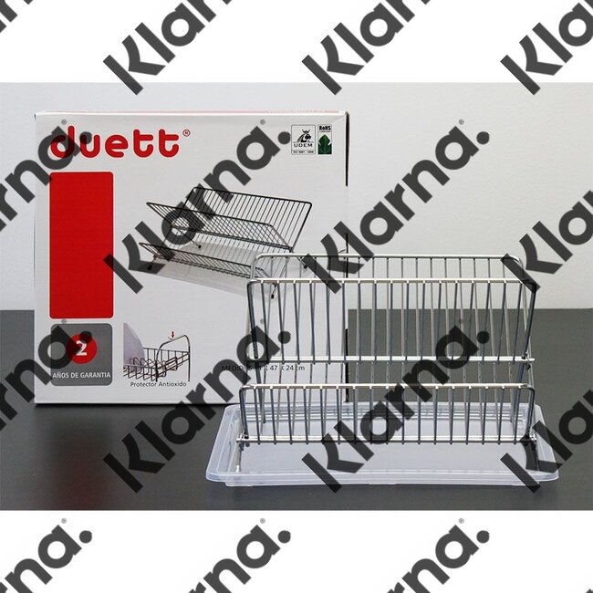 Duett Afdruiprek - Inklapbaar - Lekbak - 2 Laags