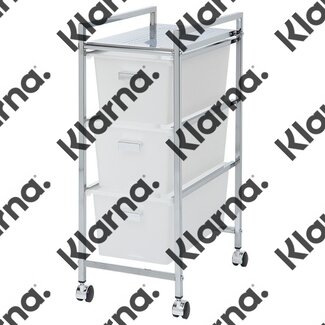 Duett Opbergtrolley - Badkamer Trolley op Wieltjes - 3 Lades