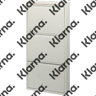 Duett Schoenenkast - 3 Vakken - Wandmontage - Wit