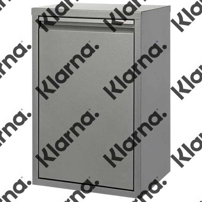 Duett - Afvalbak voor Recycling - Vrijstaand - Enkele Bak - Grijs