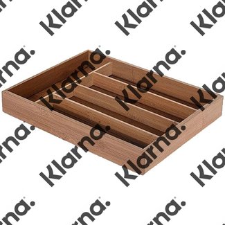 Excellent Houseware. Bestekbak bamboe - 35x26cm