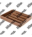 Excellent Houseware. Bestekbak bamboe - 35x26cm