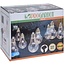 ProGarden Feestverlichting - Solar - Warm Wit - 10 LED Lampen - Transparant
