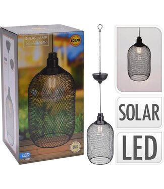 Solar Hanglamp - LED filament - metaal - warm wit