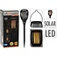 ProGarden Tuinlamp Fakkel - Solar - LED vlameffect - 3-in1: prikspot, staand, hangend - 47cm