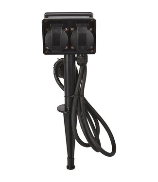 FXcontrol Tuinstekkerdoos 4-Voudig - Buitencontactdoos 2+2-Voudig