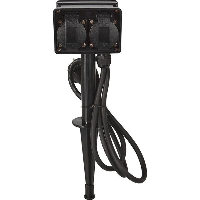 FXcontrol Tuinstekkerdoos 4-Voudig - Buitencontactdoos 2+2-Voudig