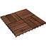 ProGarden Terrastegels - Acacia Hout - 30x30 cm - 9 stuks - 0.81m2