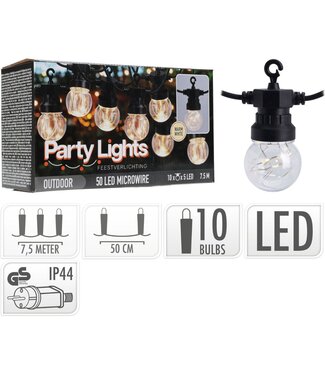 Feestverlichting voor de Tuin - 450cm - warm wit - 10x5 Micro Led