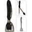 Barbecue Multitool RVS zwart - 5-in-1 multi gereedschap - inklapbaar - groot model