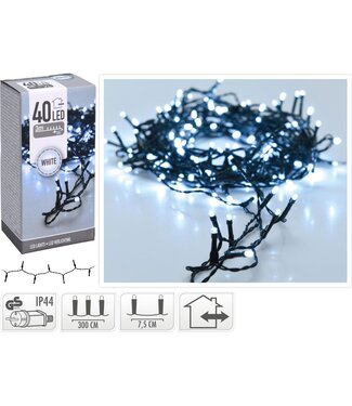 LED verlichting 40 LED - 3 meter wit