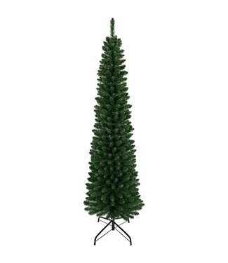 Kerstboom - Smalle Kunstkerstboom - 180 cm - metalen standaard