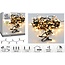 Kerstverlichting 480 led- 36m - extra warm wit - Timer - Lichtfuncties - Geheugen - Buiten