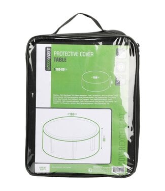 ProGarden Afdekhoes voor Tuintafel - Zware kwaliteit - Waterdicht - Rond diameter 160 cm