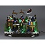 Kerstdorp Vliegende Arreslee - 35 cm - led en muziek