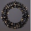 Verlichte Krans - Zwart - 30 cm - 50 led