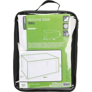 ProGarden Afdekhoes voor Tuintafel - Zware kwaliteit - Waterdicht - 200 x 95 x 60 cm
