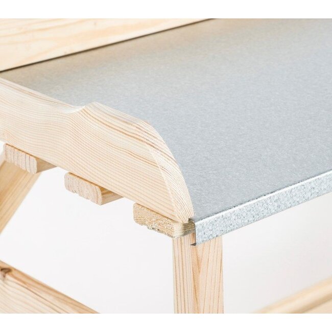 Houten Oppottafel - 78 x 37 x 82 cm