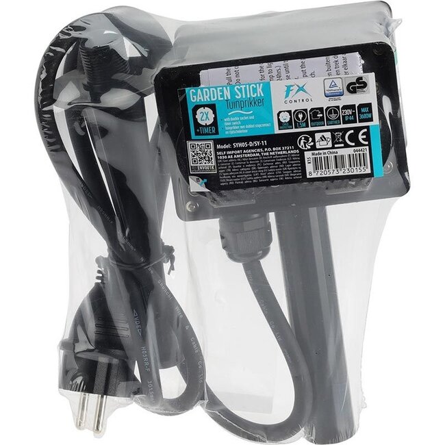 FXcontrol Tuincontactdoos 2-Voudig met Timer