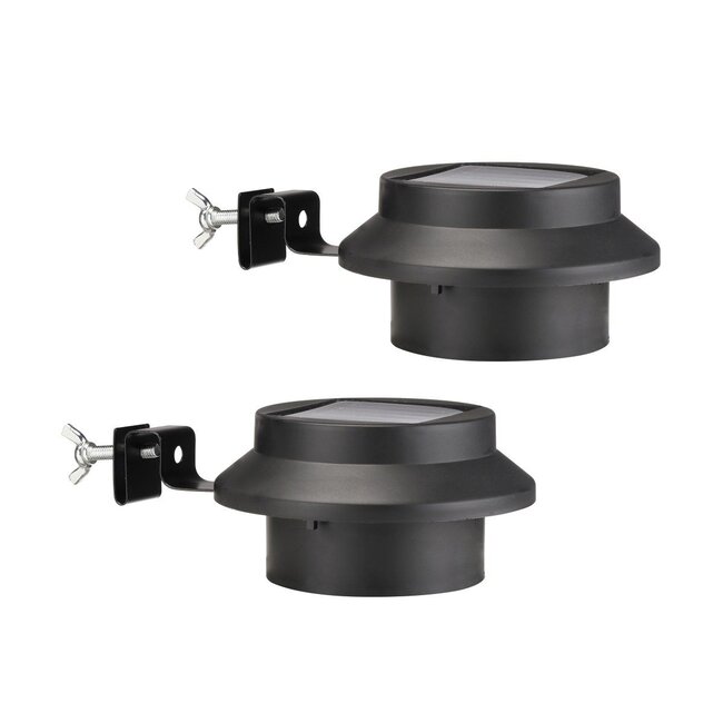 Solarlampen voor Dakgoten - 2 stuks
