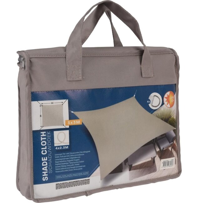 Schaduwdoek 300x300 Taupe