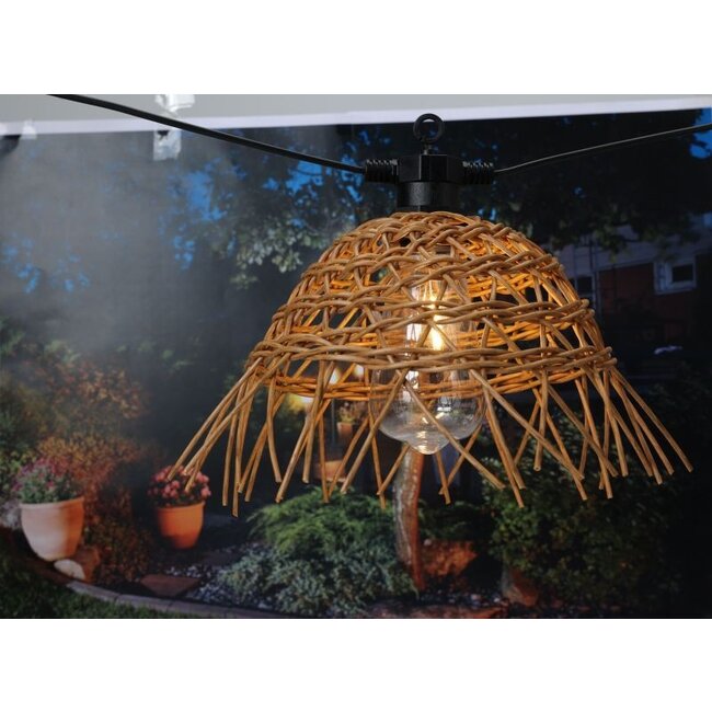 Lichtsnoer Tuin - Rattan
