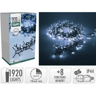 Treecluster Kerstboomverlichting - 1920led - Wit