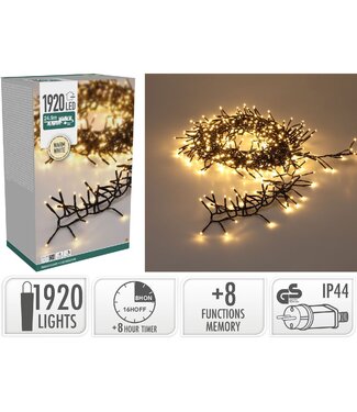 Treecluster Kerstboomverlichting - 1920led - Warm Wit