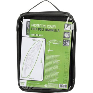 ProGarden Afdekhoes voor Zweefparasol tot 350 cm - Zware kwaliteit - Waterdicht - met Rits