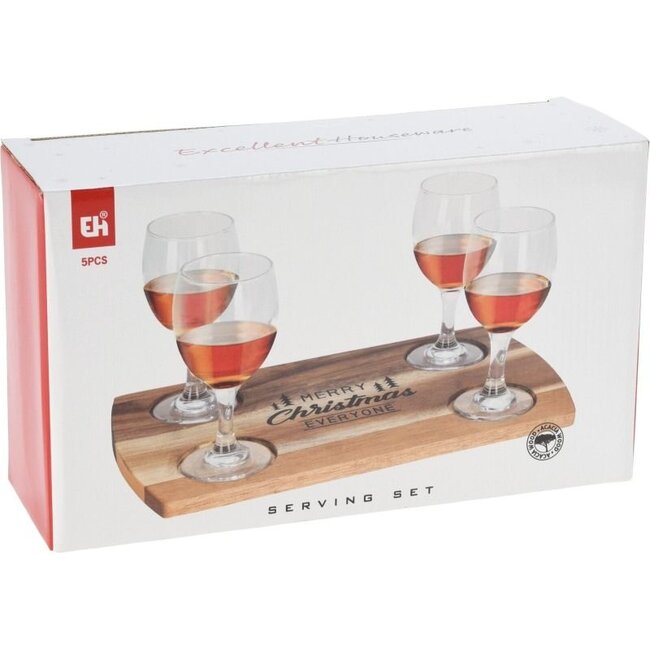 Whiskey Serveerset - Kerst