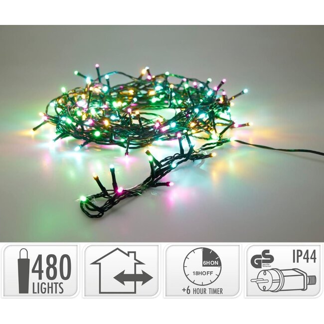 LED Verlichting 480 LED - 36 Meter - Kerst - Festival