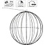 Lichtbol 240 led - Metaal - 40 cm - Kerstverlichting - met Timer - extra warm wit
