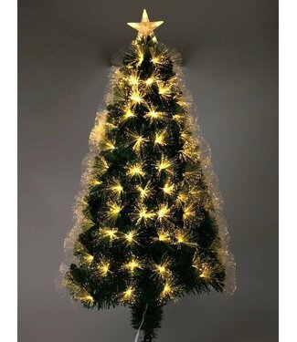 Kerstboom met Verlichting - Fiber Optic - 60 cm