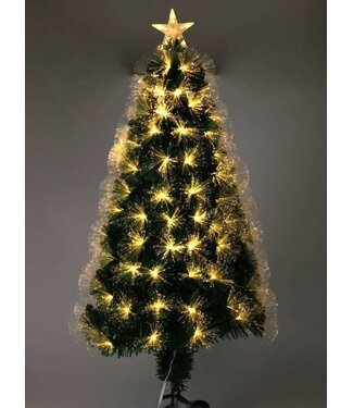Kerstboom met Verlichting - Fiber Optic - 90 cm