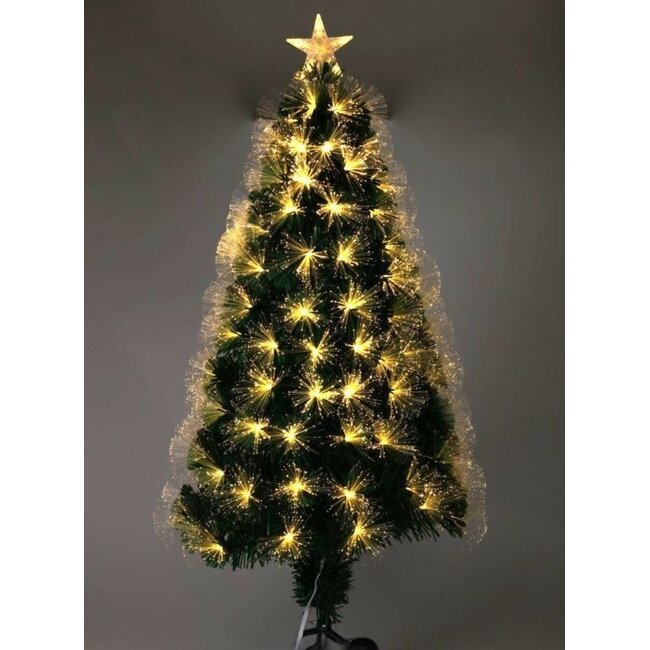 Kerstboom met Verlichting - Fiber Optic - 90 cm