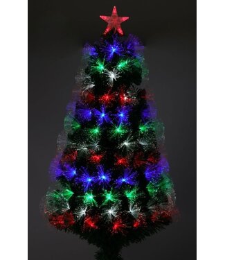 Kerstboom met Verlichting - Fiber Optic - 90 cm - multicolor
