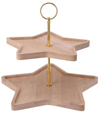 Excellent Houseware Etagere - Kerst - 2 Lagen