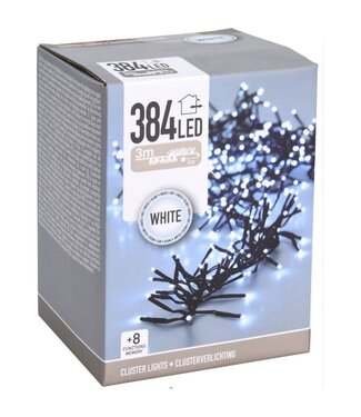 Clusterverlichting - 384 LED - 2.8m - wit