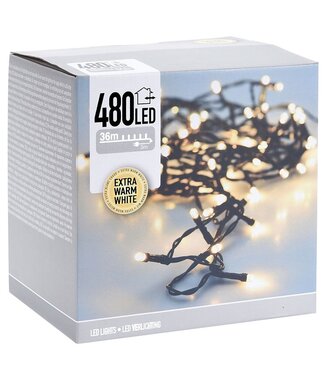LED-verlichting - 480 LED's - 36 meter - extra warm wit
