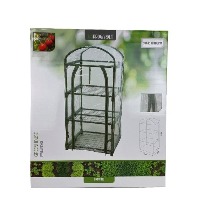 ProGarden Kweekkas - 3 verdiepingen -  50 x 45 x 105 cm