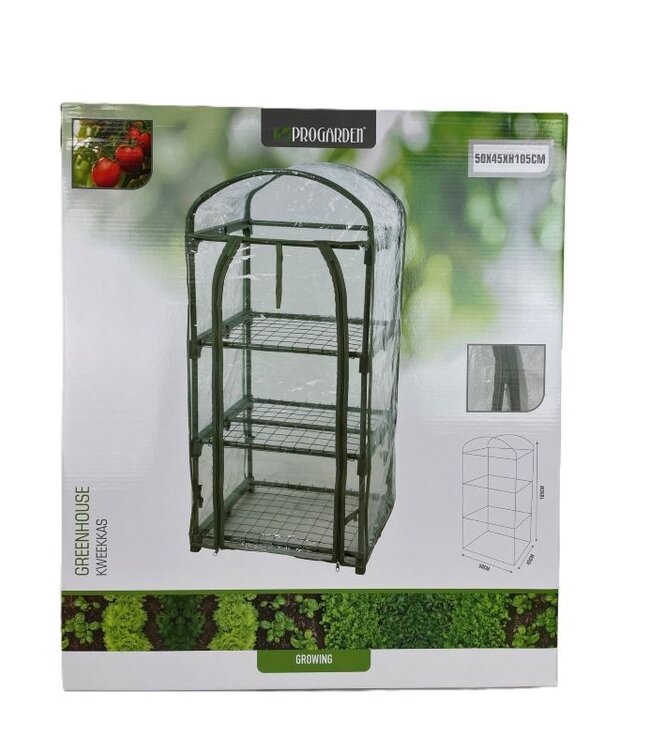 ProGarden Kweekkas - 3 verdiepingen -  50 x 45 x 105 cm