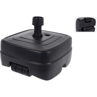 Parasolvoet Zwart - Vulbaar 45L - Verrijdbaar