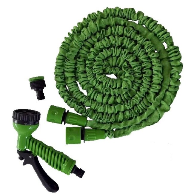 Ceruzo Flexibele Tuinslang met Sproeikop - Uittrekbaar tot 22.5 meter