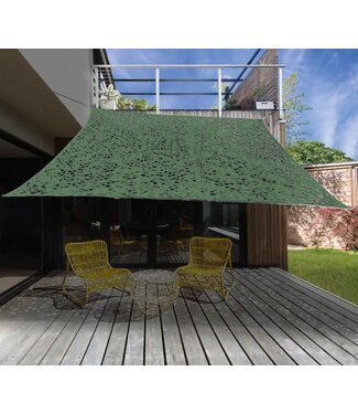 Schaduwdoek Camouflagedoek - Groen - 2x3 m