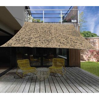 Schaduwdoek Camouflagedoek - Beige - 2x3 m