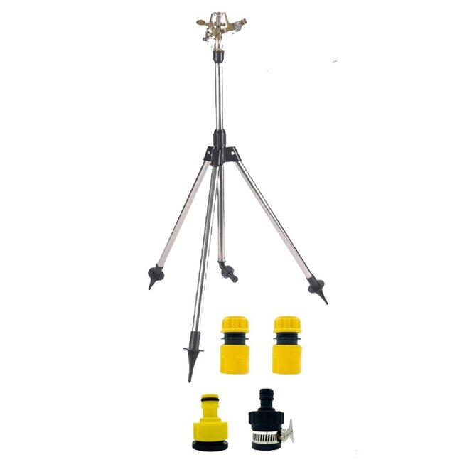 Ceruzo Zwenksproeier op Standaard - Driepoot Sectorsproeier